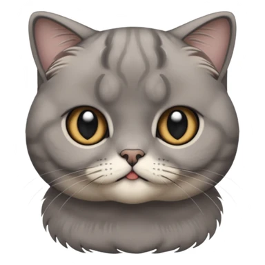 scottish fold katze @Emoji sticker