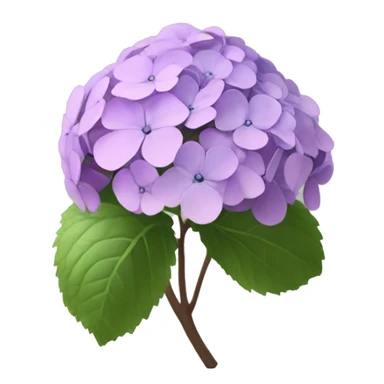 generate slack emoji image for "Hydrangea macrophylla" with larger fetal sticker