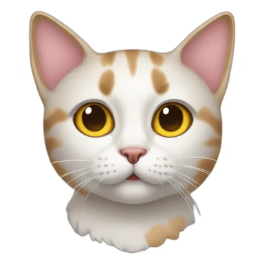 Cat whith classes sticker