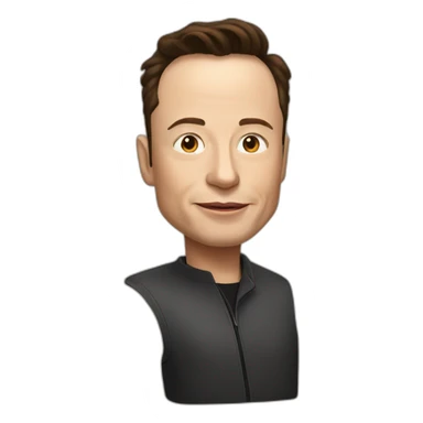 African Elon musk sticker
