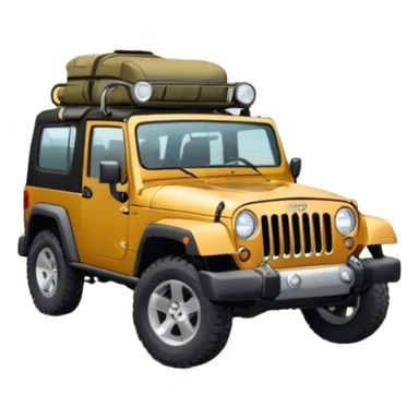 Icon for Expeditions: a compass, a map, a backpack with trekking gear, and a rugged expedition jeep, set against a backdrop of snowy mountains, sand dunes, and tropical islands. The icon should capture the spirit of adventure and exploration in diverse landscapes. Transparent background. sticker