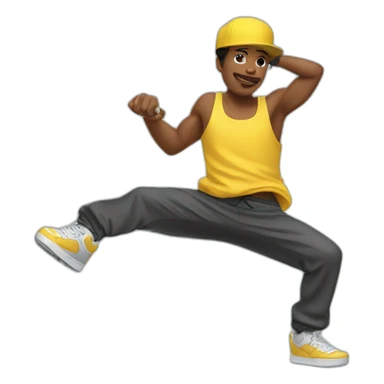 break dancer sticker
