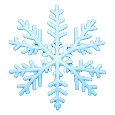 Snowflake sticker