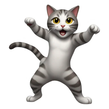 Cats dancing with lasers sticker