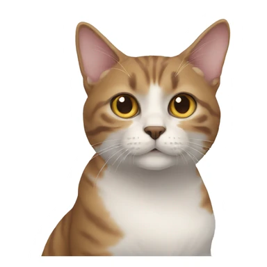 1/3 cat 2/3 dog sticker