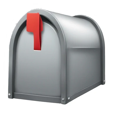 Mailbox with envelopes sticker