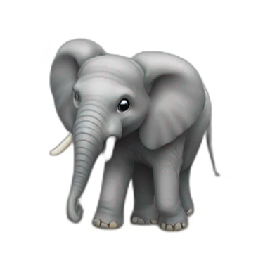 Elephant in the room sticker