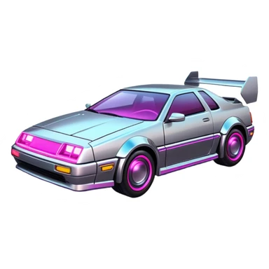 CYBERPUCK CAR BIG  sticker