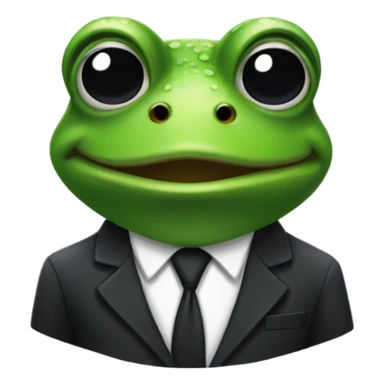 frog hitman with gun sticker