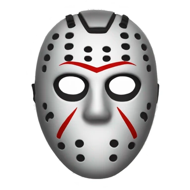 Jason mask sticker