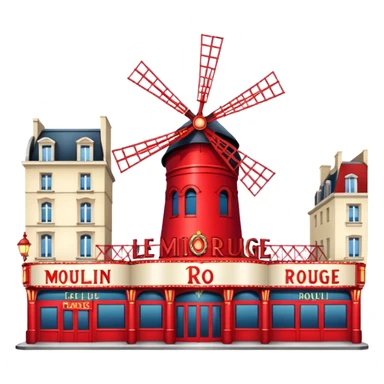 Je veux le moulin rouge de paris sticker