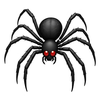 Make a spider crawling sticker