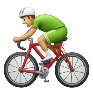 nageur sur un velo sticker