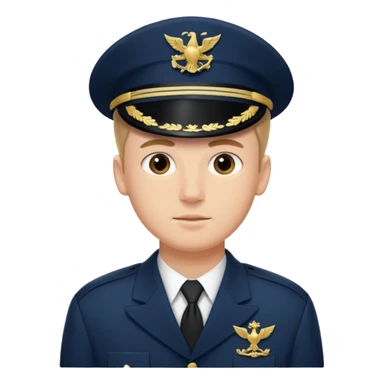 male navy soldier, bulgy face. sticker
