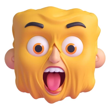 laughing face sticker