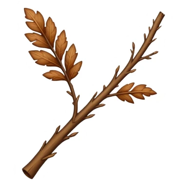 leafy stick sticker