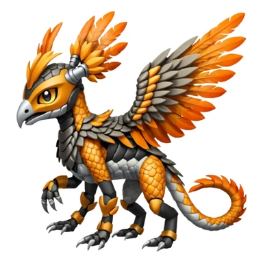 Meloetta-Wargreymon-Trico-Pokémon-Digimon-Fakémon-fusion-hybrid-creature sticker