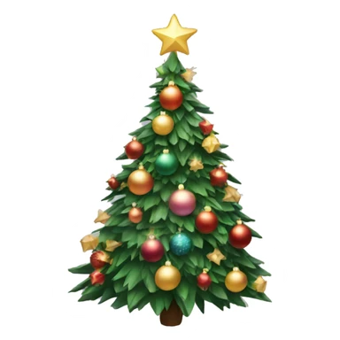 Aesthetic christmas tree sticker