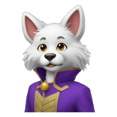 furry cosplay sticker