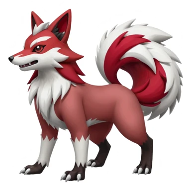 Lycanroc-Zangoose-Zoroark-Obstagoon-fusion sticker