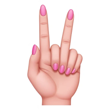 pink middle finger sticker