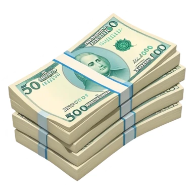 one pack 500 thousand tenge sticker