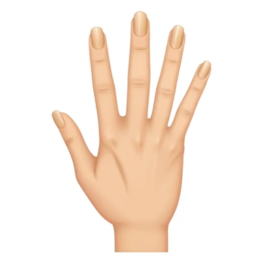 Right hand missing ring finger  sticker