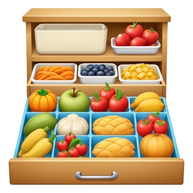 Make food drawer sticker