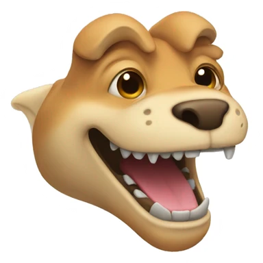 Rex with big smile sticker