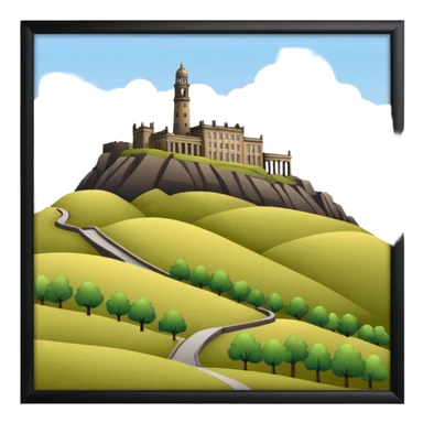 Calton hill sticker