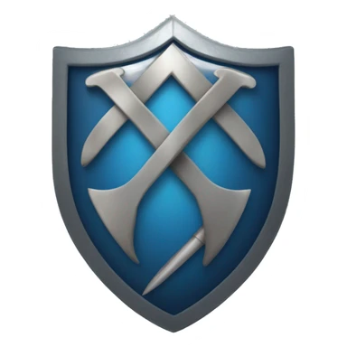 transparent blue tick, knight style sticker