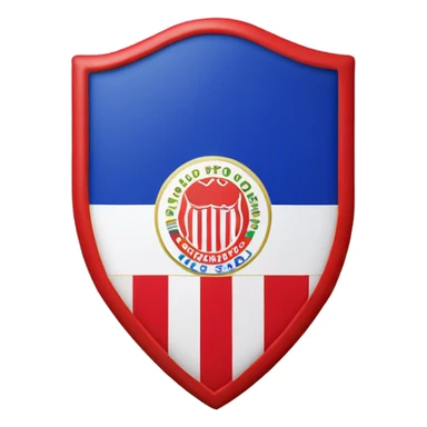 Escudo del club cerro porteño de paraguay sticker