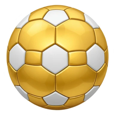 a gold soccer ball  sticker