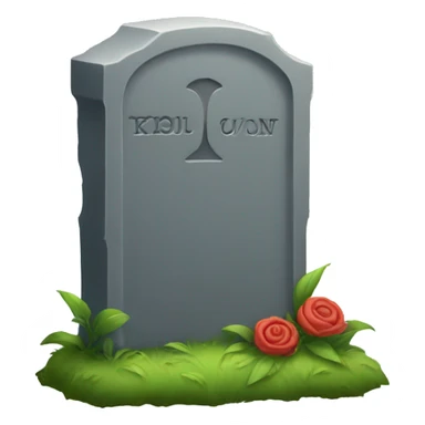 gravestone sticker