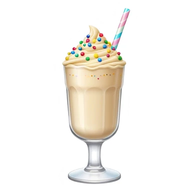 sugar Cookie Dough shake with sprinkles sticker