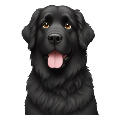 Newfoundland dog sticker