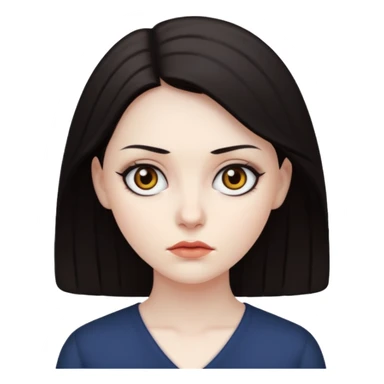 So very serious woman sticker