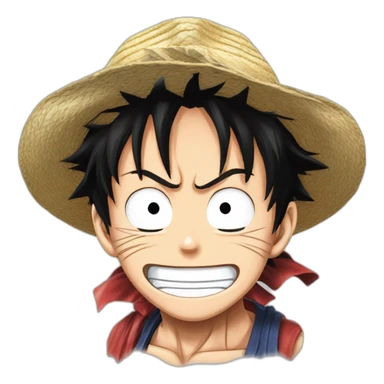 detailed Monkey D. Luffy gear 5 sticker