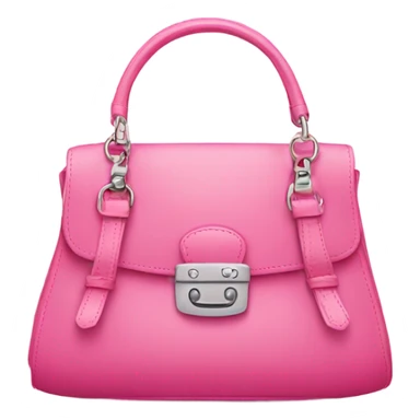Pink designer purse sticker