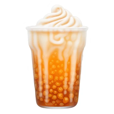 Thai tea boba tea sticker