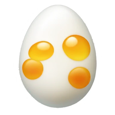 Boiled egg sticker