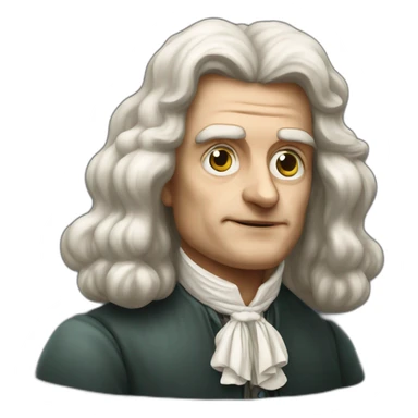 Isaac Newton chock sticker