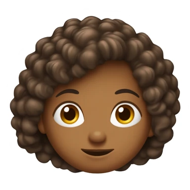 Une fée métisse avec des cheveux long brun foncé  sticker