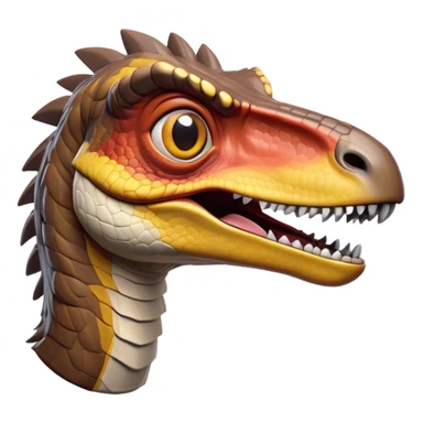 Cinematic Comical jurassic park Velociraptor Portrait Emoji, Head tilted dramatically with an exaggeratedly shocked expression, featuring a sleek, agile form with wide, comically expressive eyes and a quirky, animated snout that brings out its playful side, Simplified yet hilariously expressive features, highly detailed, glowing with a slightly sassy prehistoric glow, high shine, dramatic yet playful, stylized with an air of cheeky dinosaur mischief, soft glowing outline, capturing the essence of a meme-worthy jurassic park Velociraptor that looks ready to side-eye its way into viral fame! sticker