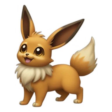 Eevee Pokemon sticker