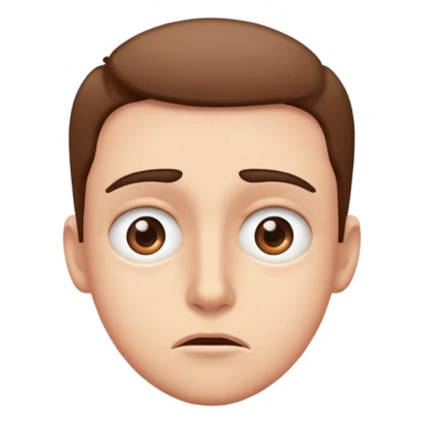 eyes squinting looking confused  sticker