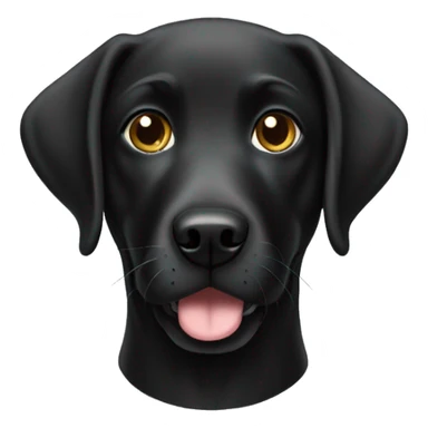 Black Labrador retriever  sticker