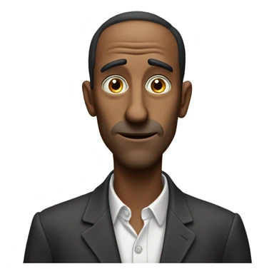 Guy with long nose from lying sticker