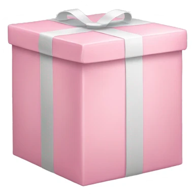 light pink package sticker