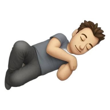 sleeping-Alon musk sticker